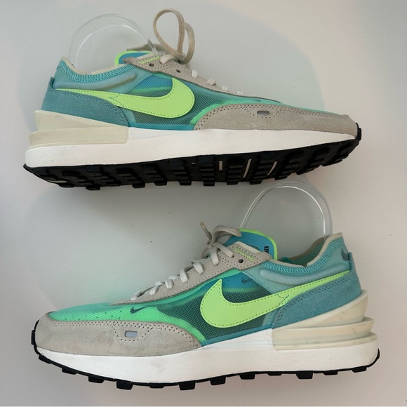 NIKE Waffle One Low-top 'Scream Green' Lifestyle and Running Shoe * SZ 8.5 - Picture 3 of 7